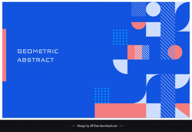abstract geometric background template modern flat
