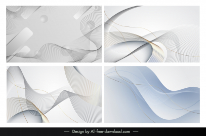 abstract line background templates collection dynamic 3d curves