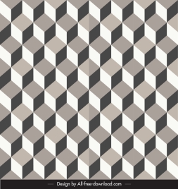 abstract pattern delusive design 3d repeating symmetric shapes