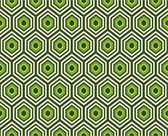 abstract pattern design green geometric seamless style