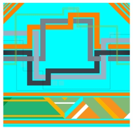 abstraction layout vector illustration with colored style