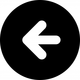 arrow alt circle left flat sign icon