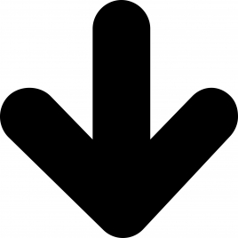 arrow alt down logotype