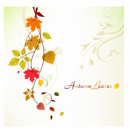 Autumn Swirl Background