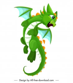 Baby dragon icons cute colorful cartoon characters design vectors stock for  free download about (6) vectors stock in ai, eps, cdr, svg format .