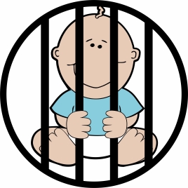 baby in jail funny pregnancy maternity design