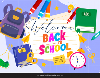 back to school poster template dynamic education objects