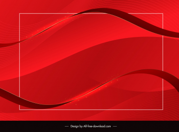 background red template dynamic curved lines elegance