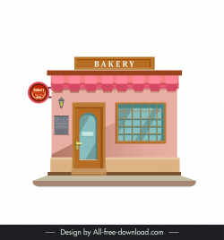 bakery stores template simple contemporary design