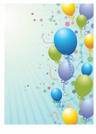 Balloons design background