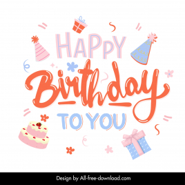 birthday invitation card poster template dynamic texts objects decor