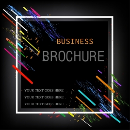 business brochure background colorful grunge black decor