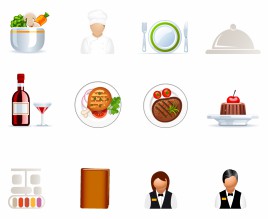 Cafe and Restaurant icons
