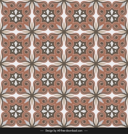 ceramic tile pattern elegant classic decor symmetrical design