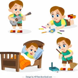 Kids cleaning vectors stock for free download about (11) vectors stock in  ai, eps, cdr, svg format .