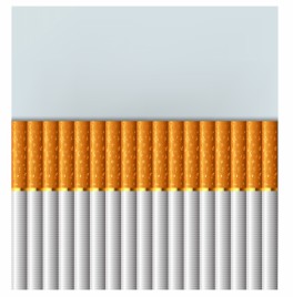 Cigarettes stacked up