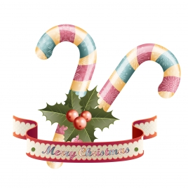 classic christmas background with sticks and ribbon