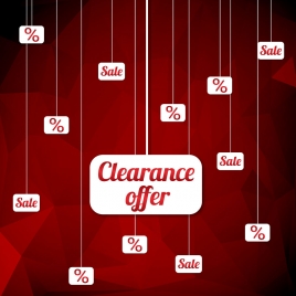 clearance offer design