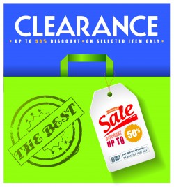 clearance sale tags