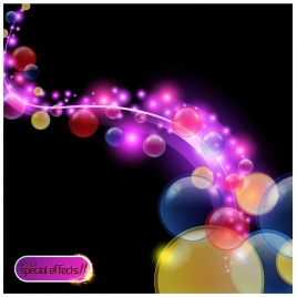 colorful bubble circle abstract background