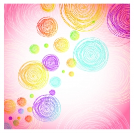 colorful circle abstract background