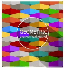 colorful geometry abstract background