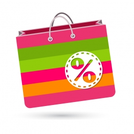 colorful shopping bag