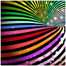 colorful sparkle delusion lines background