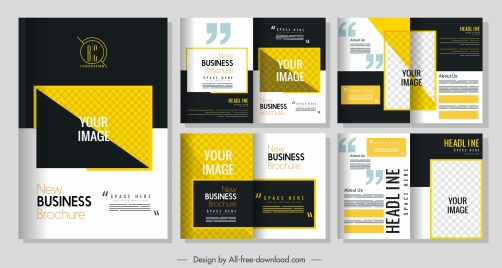 corporate brochure templates modern colorful elegant design