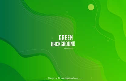 decorative abstract background template green monochrome