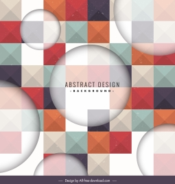 decorative background modern blurred geometric square polygon decor
