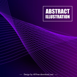 decorative background violet 3d dynamic technology design
