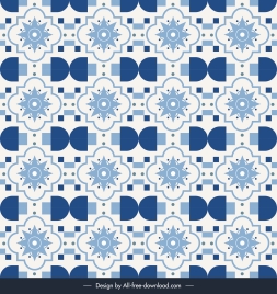 decorative pattern template repeating petals flat classical design