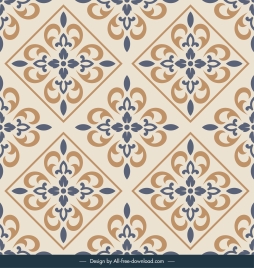 decorative tile background vintage repeating symmetrical design