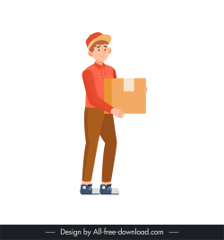 Delivery man vectors stock for free download about (52) vectors stock in  ai, eps, cdr, svg format .