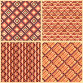 diamond and line pattern collection