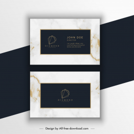 diamond shop business card templates contrast gunge geometric shape