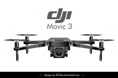 dji mavic 3 drone fly more combo design elements 3d symmetry