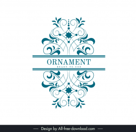 document design elements elegant classical curves symmetry