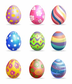Easter Eggs on grass