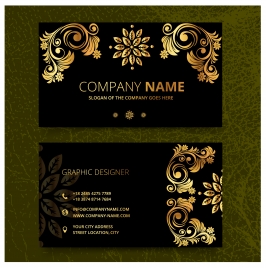 elegence vintage business card templates