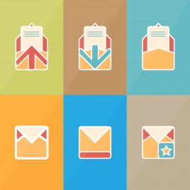 envelope icons collection