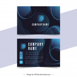 ethereum business card template elegant dynamic dark modern