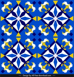 european pattern elegant colorful symmetric flat repeating decor