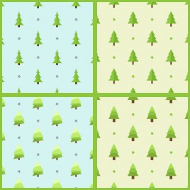 fir tree pattern