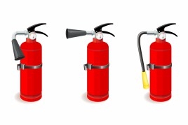 Fire extinguisher vector art