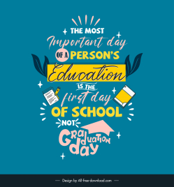 first day of school quotes template dynamic classic design