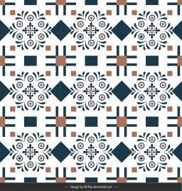 floor tile pattern repeating symmetrical shapes flat design