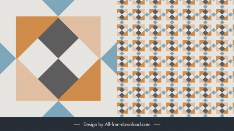 floor  tiles pattern template classic symmetric geometry shape