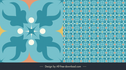 floor tiles pattern template elegant symmetry